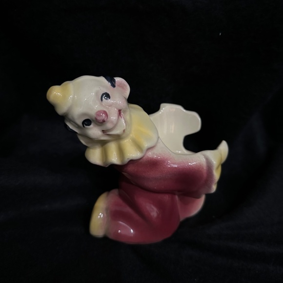 Shawnee Pottery, vintage, JoJo the clown flowerpot holder. - Picture 5 of 7